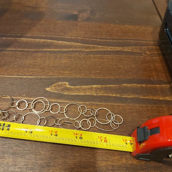 Long Gold Tone Multi-loop Chain - Picture 5 of 5